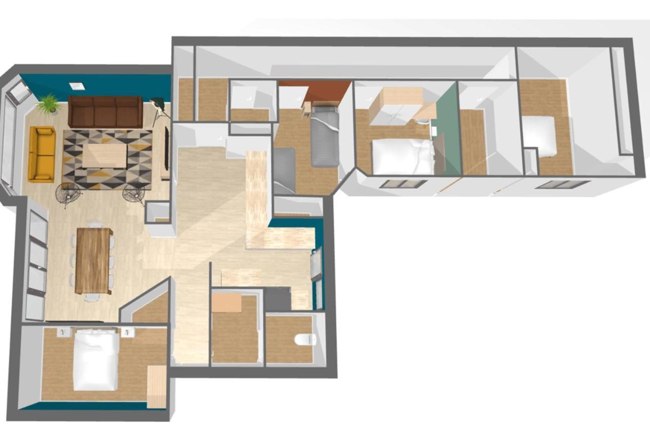 Appartement Beautiful With Balcony 4 Bedrooms! Lille